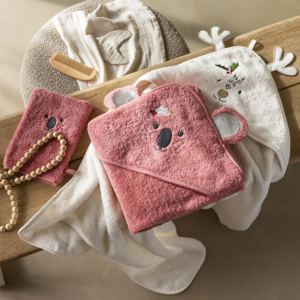 Carré Blanc Cape de bain coton Xmasful pétale|Enfant Capes De Bain|Nouveautés Bébénew
