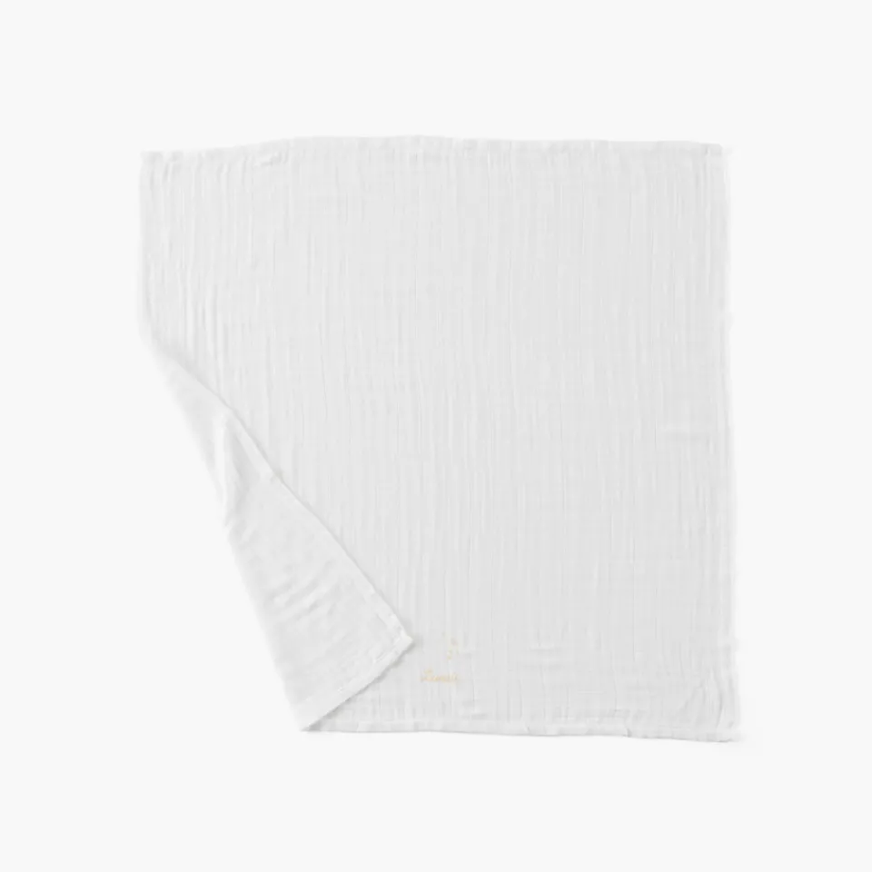 Carré Blanc Coffret semainier de langes coton bio Bienvenue|Enfant Coffrets Cadeaux|Nouveautés Bébénew