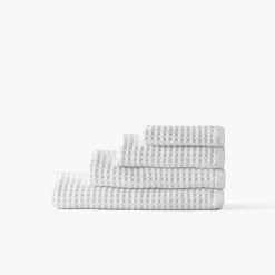 Carré Blanc Drap de bain coton bio Quadro blanc|Femme Coffrets Cadeaux|Draps De Bain