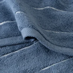 Carré Blanc Drap de bain coton Hypnotic indigo|Homme Coffrets Cadeaux|Draps De Bain