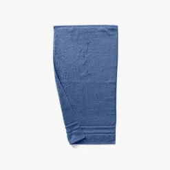 Carré Blanc Drap de bain coton Lola II encre| Draps De Bain