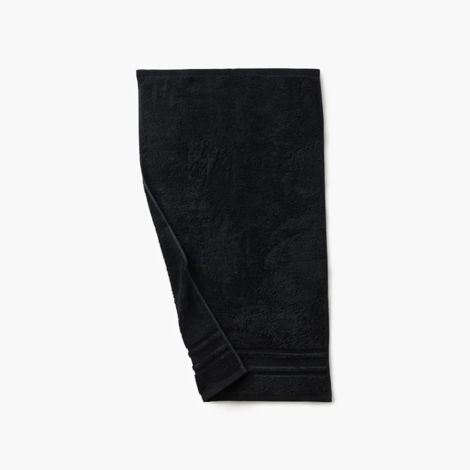 Carré Blanc Drap de bain coton Lola II noir|Homme Coffrets Cadeaux|Draps De Bain
