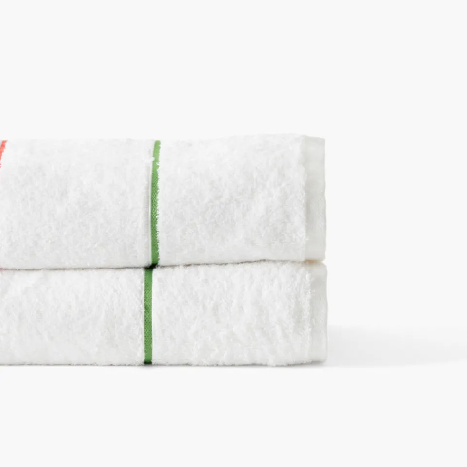 Carré Blanc Drap de bain coton Rosella blanc| Draps De Bain