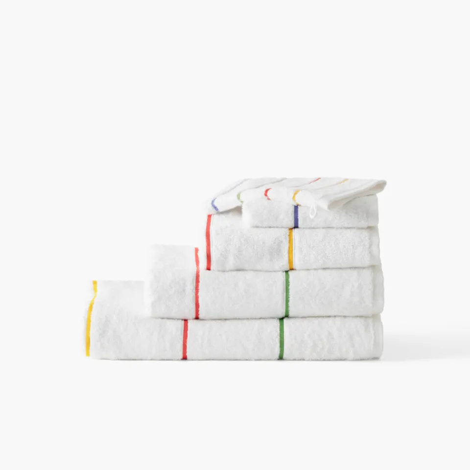 Carré Blanc Drap de bain coton Rosella blanc| Draps De Bain