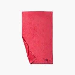 Carré Blanc Drap de bain coton Rosella coquelicot|Femme Coffrets Cadeaux|Draps De Bain
