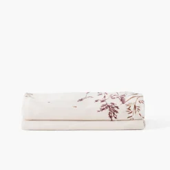 Carré Blanc Drap de lit satin de coton Aura| Draps De Lit