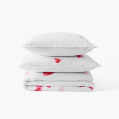 Carré Blanc Drap housse coton Adore|Femme Coffrets Cadeaux|Draps Housse