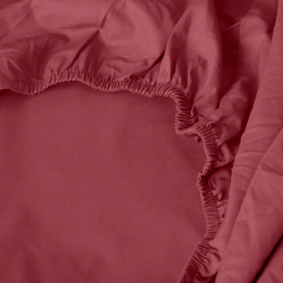 Carré Blanc Drap housse percale de coton Neo griottine| Draps Housse