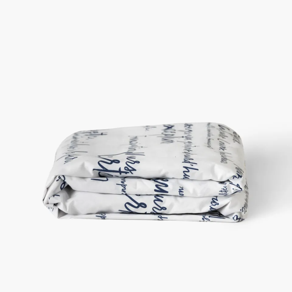 Carré Blanc Drap housse percale de coton Simones| Draps Housse