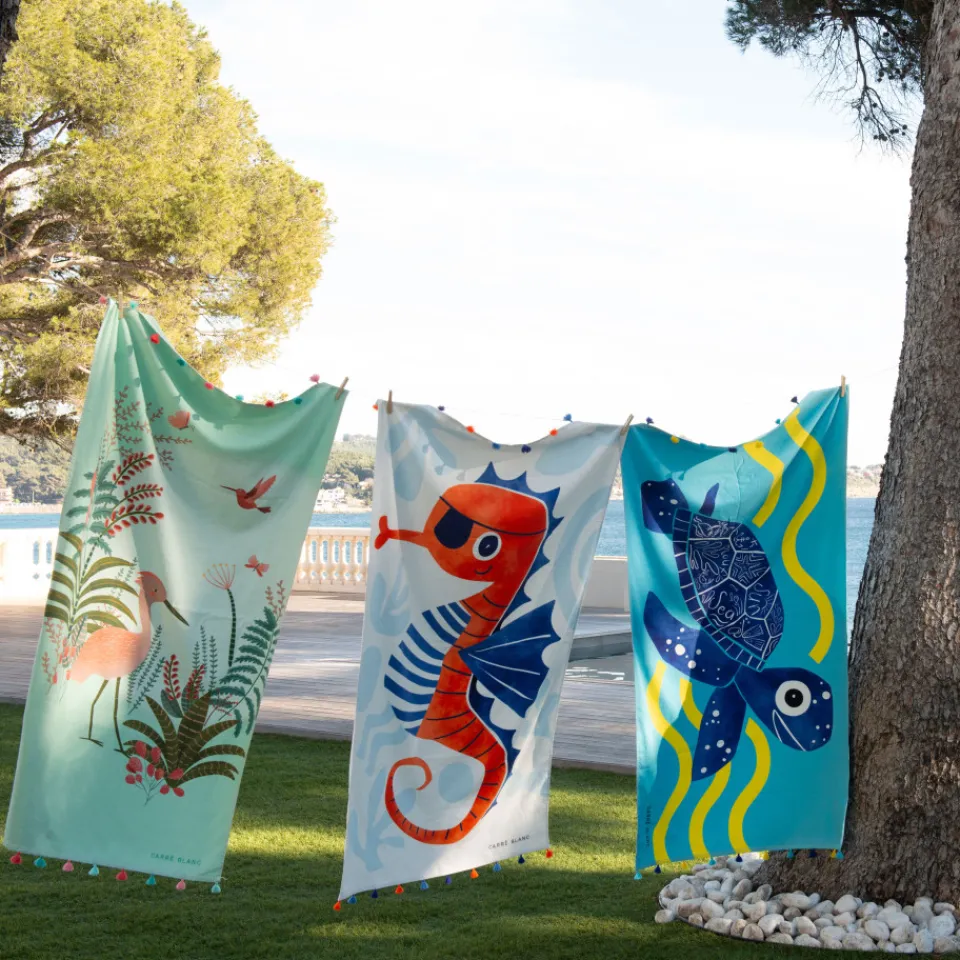 Carré Blanc Fouta coton Lulu enfant| La Plage