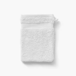 Carré Blanc Gant de toilette coton Lola II blanc| Gants De Toilette