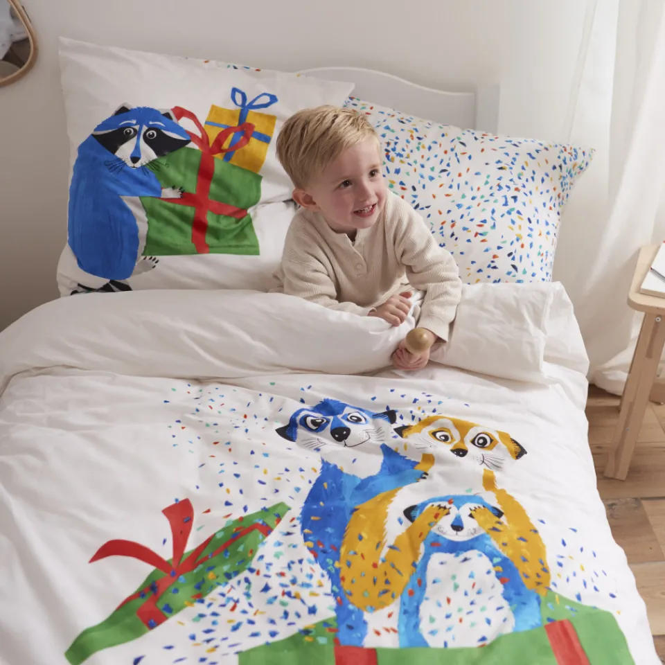 Carré Blanc Housse de couette coton bio Tadam enfant|Enfant Housses De Couette|Nouveautés Bébénew