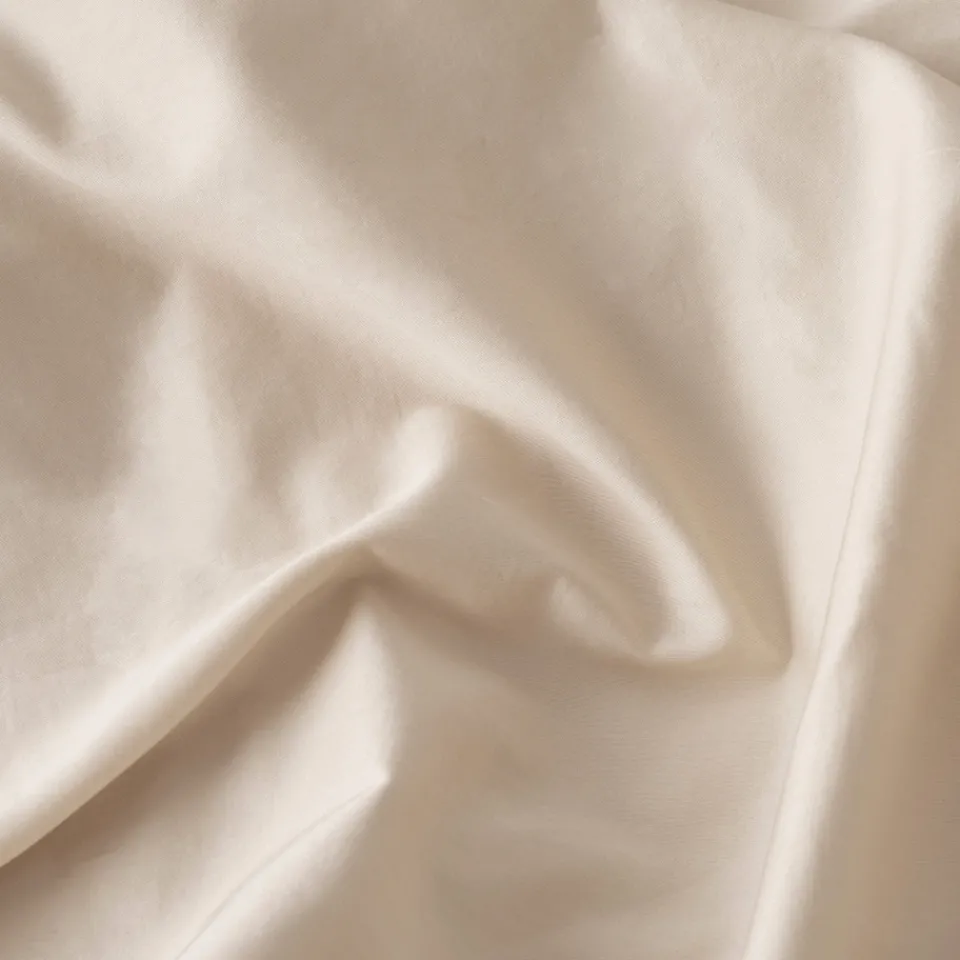 Carré Blanc Housse de couette satin de coton lavé bio Quartz dune|Femme Coffrets Cadeaux|Housses De Couette