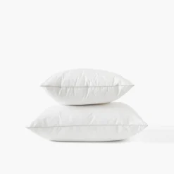 Carré Blanc Oreiller carré ferme synthétique Suprême| Oreillers