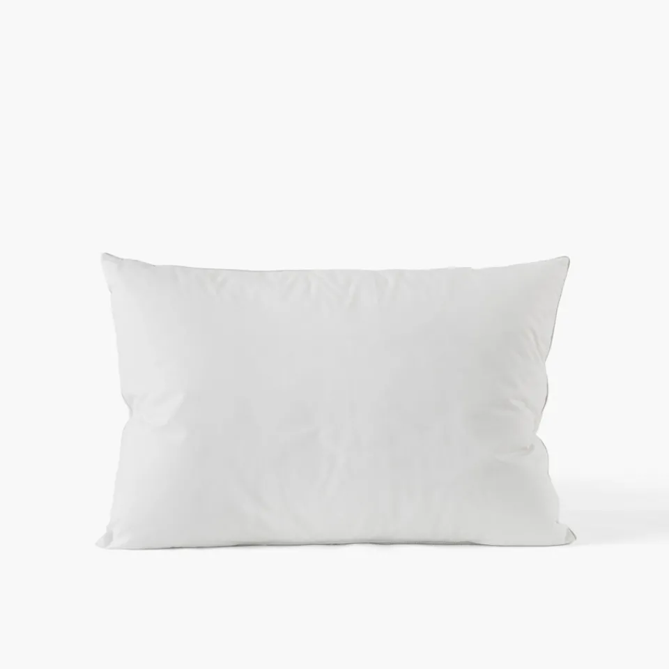 Carré Blanc Oreiller rectangulaire mi-ferme duvet et microfibre Kilim| Oreillers