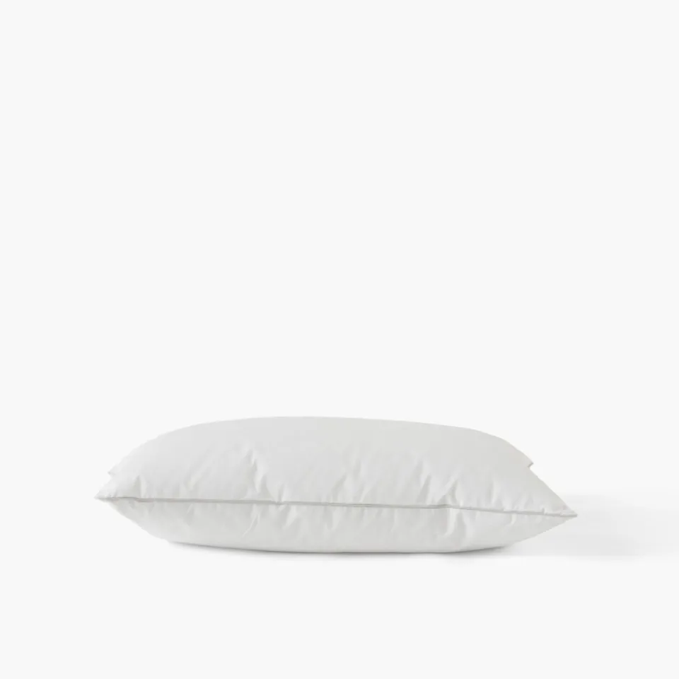 Carré Blanc Oreiller rectangulaire moelleux duvet de canard Neige| Oreillers