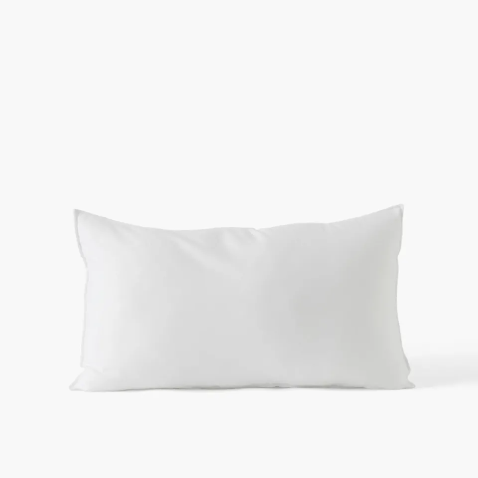 Carré Blanc Oreiller rectangulaire moelleux synthétique Suprême| Oreillers