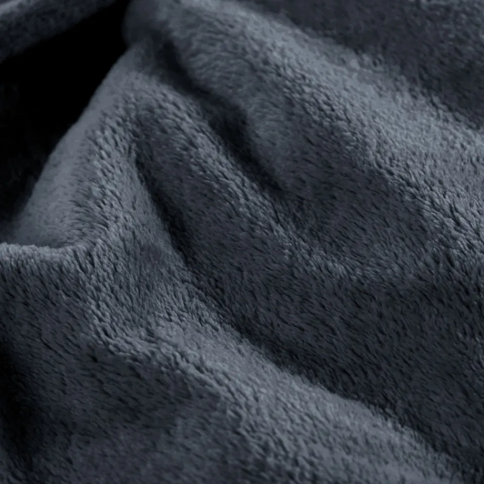 Carré Blanc Plaid polaire Oslo anthracite|Homme Coffrets Cadeaux|Plaids Et Couvre-lits