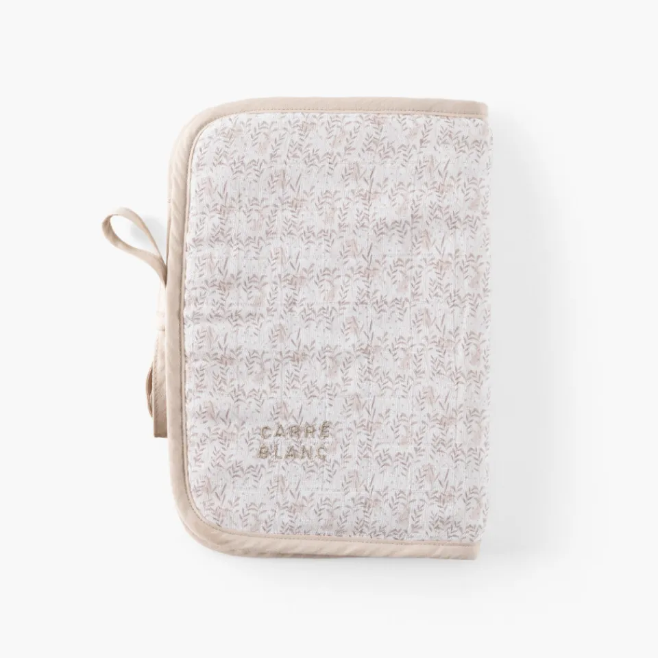 Carré Blanc Protège carnet de santé Merveille écru|Enfant Accessoires|Nouveautés Bébénew