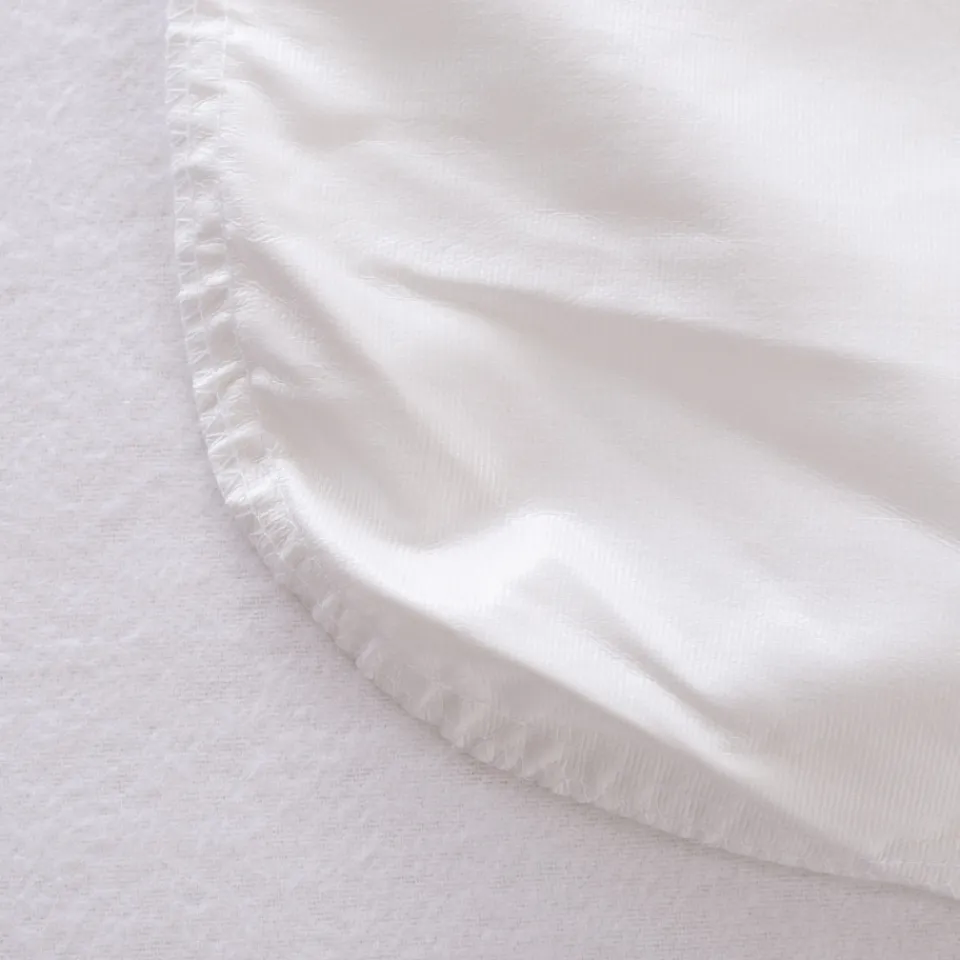 Carré Blanc Protège matelas tête et pied relevables imperméable Aube| Protège Matelas & Oreillers