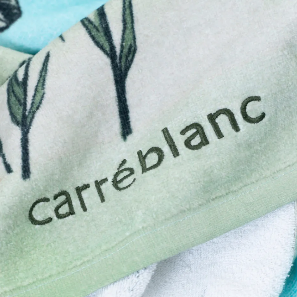 Carré Blanc Sac de plage imprimé Dinotopi| La Plage