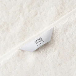 Carré Blanc Serviette de toilette coton Xmasful ivoire|Enfant Serviettes De Toilette|Nouveautés Bébénew
