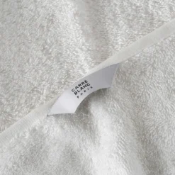 Carré Blanc Serviette de toilette coton bio Bienvenue blanc|Enfant Serviettes De Toilette
