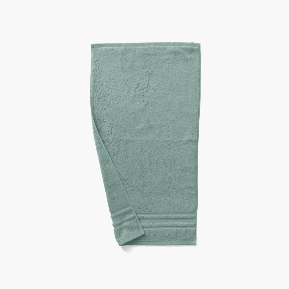 Carré Blanc Serviette de toilette coton Lola II argile| Serviettes De Toilette