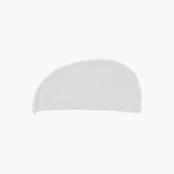 Carré Blanc Serviette pour cheveux en velours de coton biologique Naturelle blanc|Femme Accessoires Beauté|Accessoires Beauté