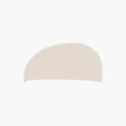 Carré Blanc Serviette pour cheveux en velours de coton biologique Naturelle naturel|Femme Coffrets Cadeaux|Accessoires Beauté