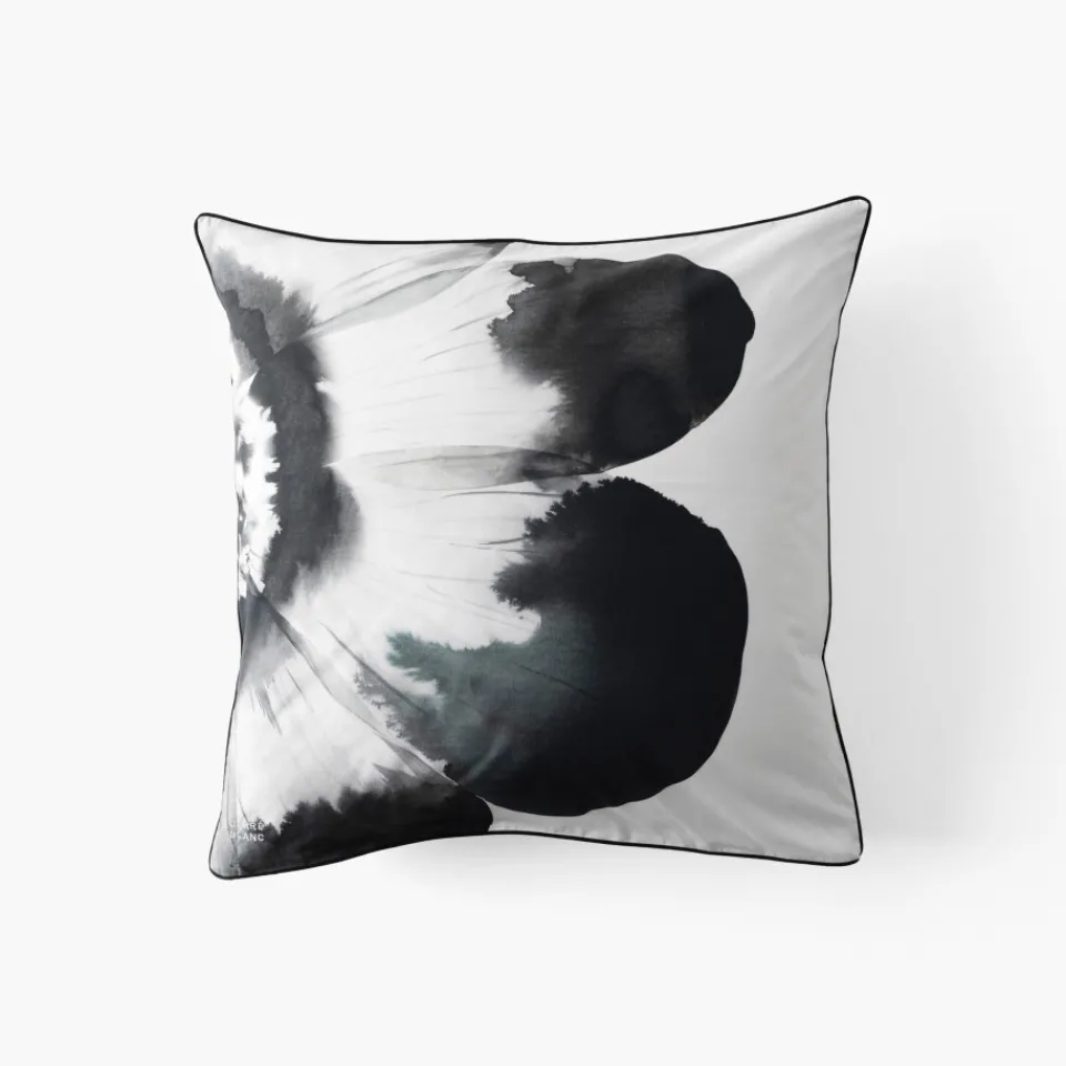 Carré Blanc Taie d'oreiller carrée coton Danaïde|Femme Coffrets Cadeaux|Taies D’oreiller