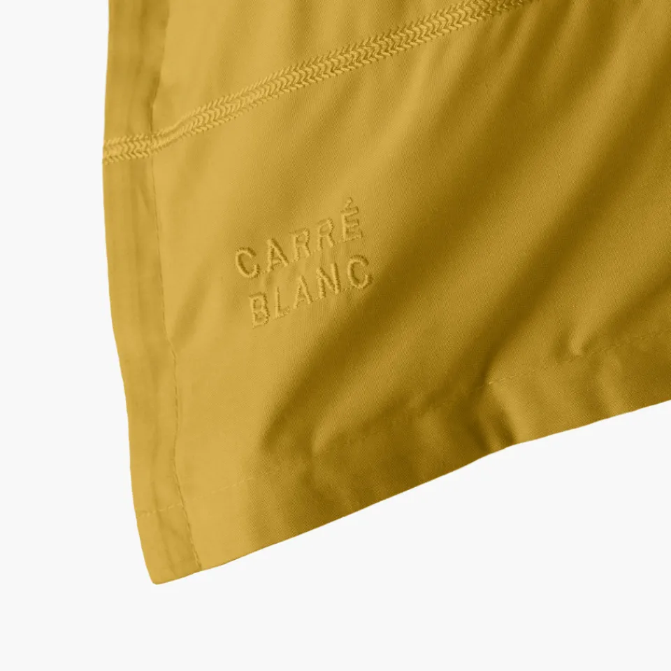 Carré Blanc Taie d'oreiller carrée coton Neo curry| Taies D’oreiller
