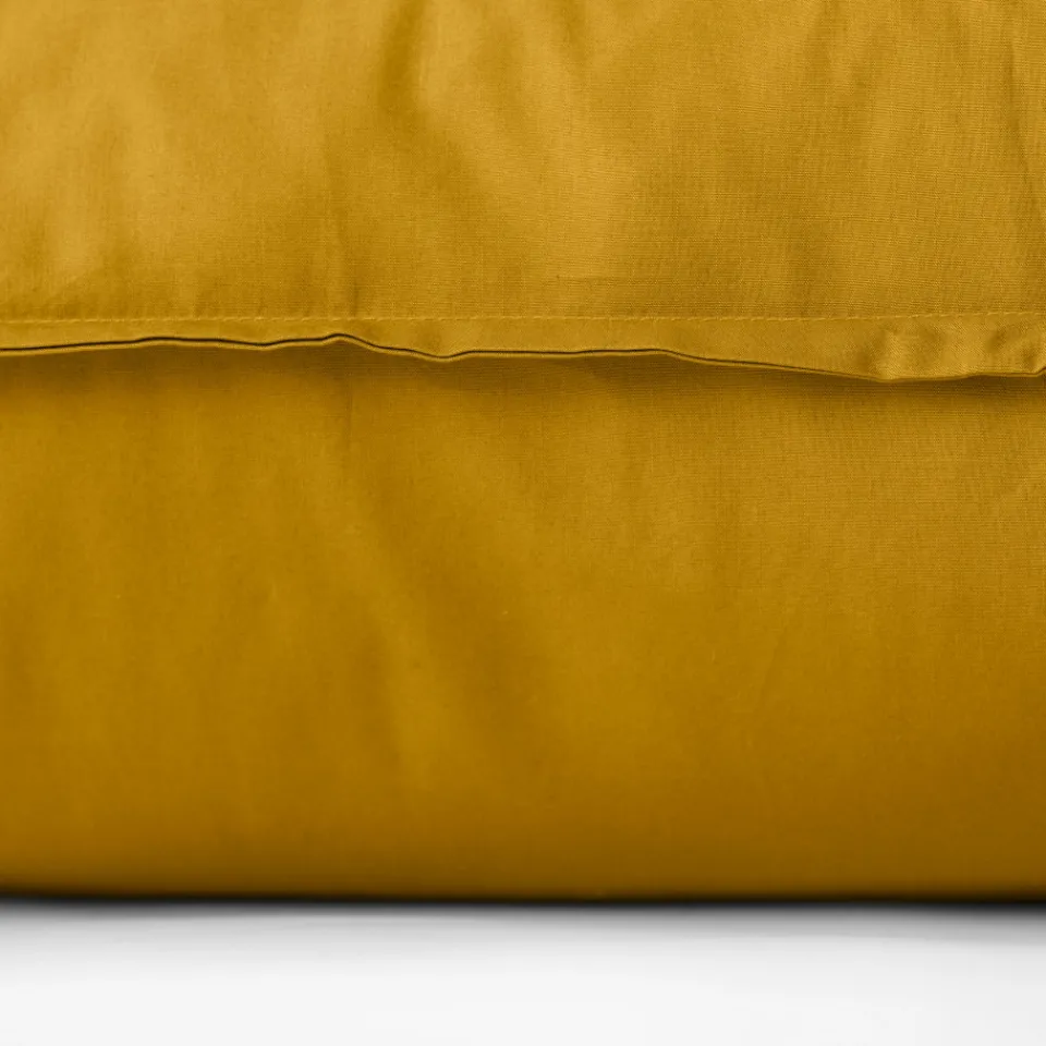 Carré Blanc Taie d'oreiller carrée coton Neo curry| Taies D’oreiller