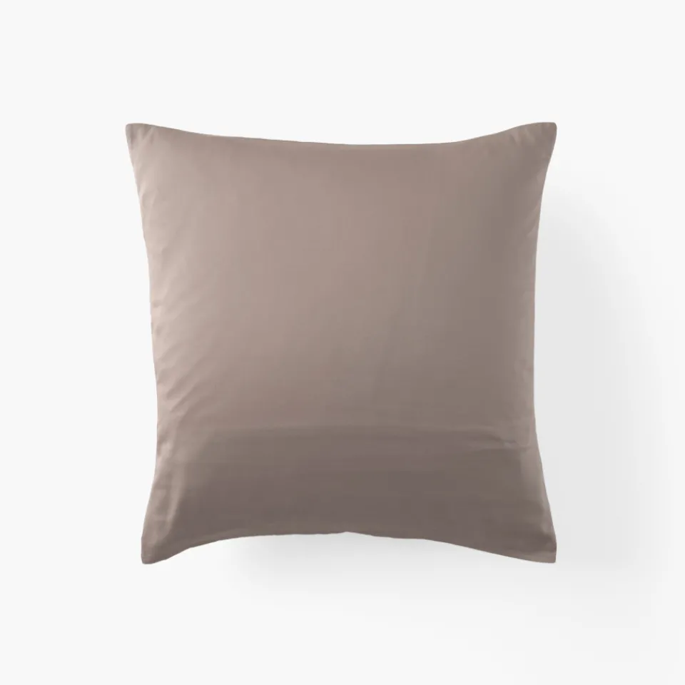 Carré Blanc Taie d'oreiller carrée satin de coton Aura|Femme Coffrets Cadeaux|Taies D’oreiller