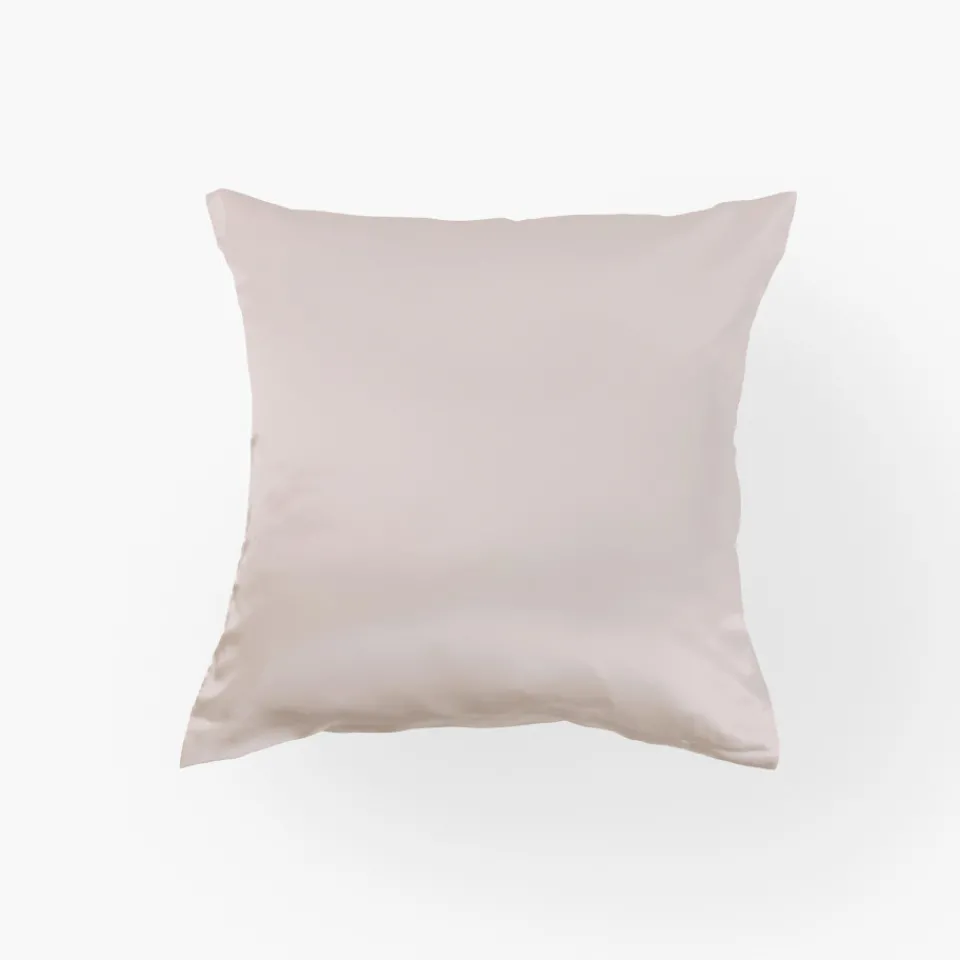Carré Blanc Taie d'oreiller carrée soie de mûrier Beauté rose poudré|Femme Coffrets Cadeaux|Capsule Soienew