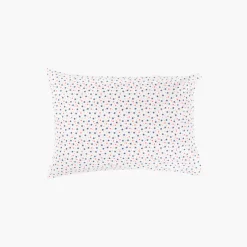 Carré Blanc Taie d'oreiller rectangulaire réversible coton biologique Ptitchic renard|Enfant Linge De Litbio|Taies D'oreiller