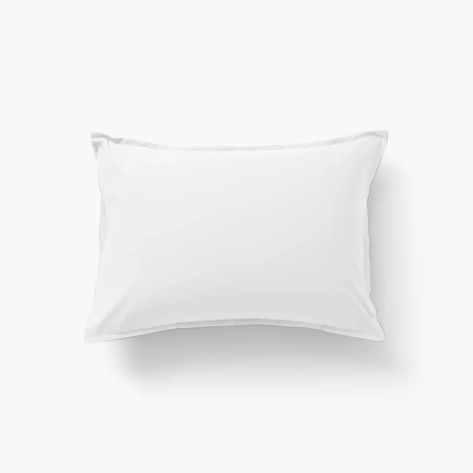 Carré Blanc Taie d'oreiller rectangulaire coton Neo blanc| Taies D’oreiller