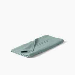 Carré Blanc Tapis de bain coton Lola II argile| Tapis De Bain