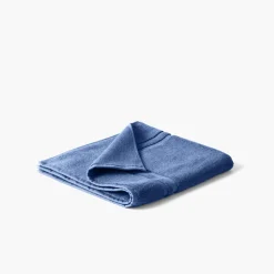 Carré Blanc Tapis de bain coton Lola II encre| Tapis De Bain