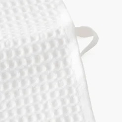 Carré Blanc Torchon coton nid d'abeille Mykonos blanc| Torchons & Essuie-mains